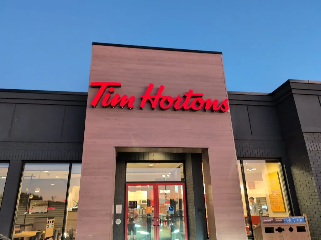 Tim Hortons storefront and interior at 276, Boulevard Louis-philippe Picard, Repentigny, QC