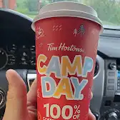 Tim Hortons storefront and interior at 445 Ch De La Grande Ligne, Rigaud, QC
