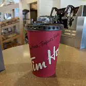 Tim Hortons storefront and interior at 141 Ave Leonidas Sud G5l 2t5, Rimouski, QC