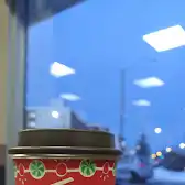 Tim Hortons storefront and interior at 4 Av Principale, Rouyn-noranda, QC