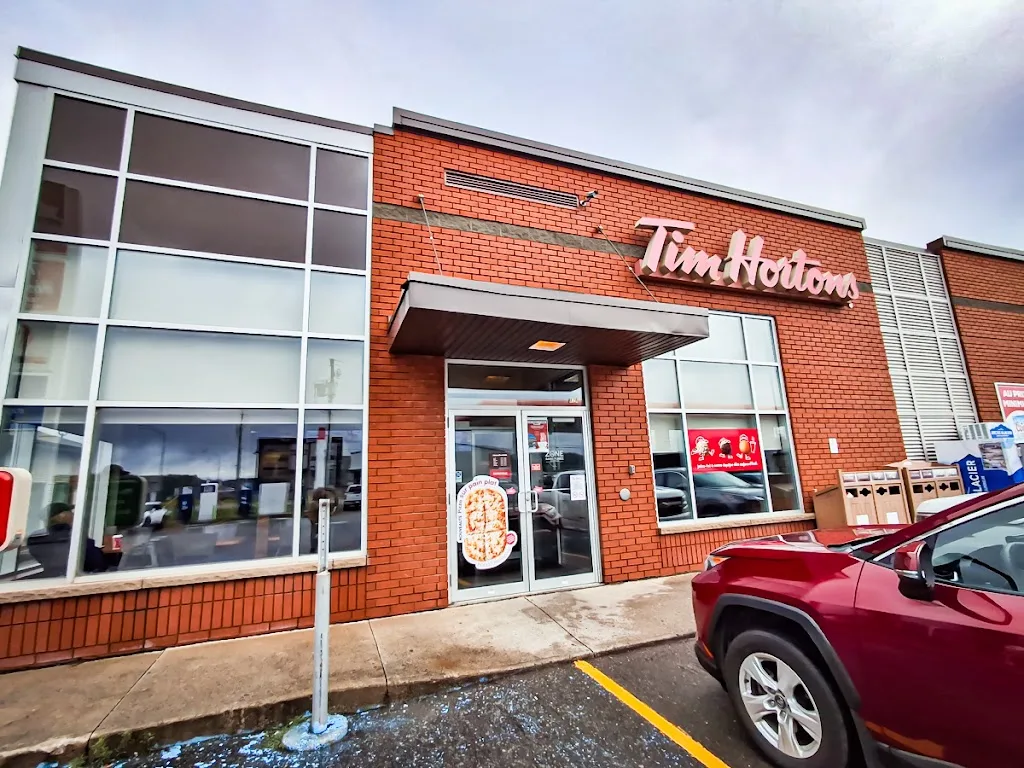 Tim Hortons storefront and interior at 82b, Rue Principale,, Saint-antonin, QC
