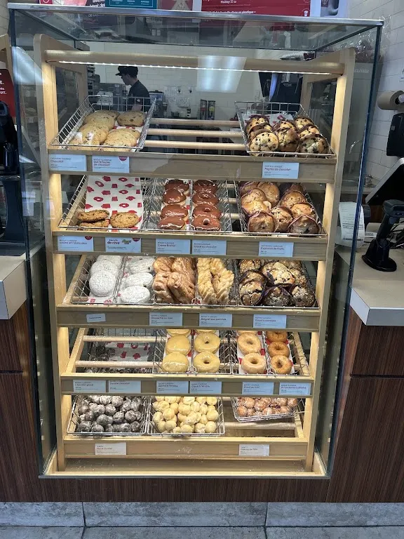 Tim Hortons storefront and interior at 130, Rue St-isidore, Saint-esprit, QC