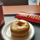 Tim Hortons storefront and interior at 351 A, Chemin Yamaska, Saint-germain-de-grantham, QC