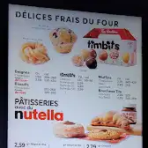 Tim Hortons storefront and interior at 950 Autoroute Des Laurentides, Saint-jerome, QC
