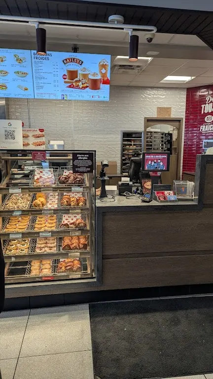 Tim Hortons storefront and interior at 1073 Boul Roland-godard, Saint Jerome, QC