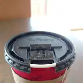Tim Hortons storefront and interior at 5005, Jean-talon Est, Saint Leonard, QC