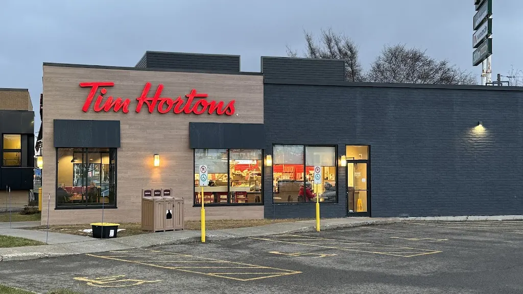 Tim Hortons storefront and interior at 501, Rue De Bernieres,, Saint-nicolas, QC