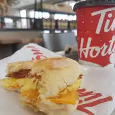 Tim Hortons storefront and interior at 501, Rue De Bernieres,, Saint-nicolas, QC