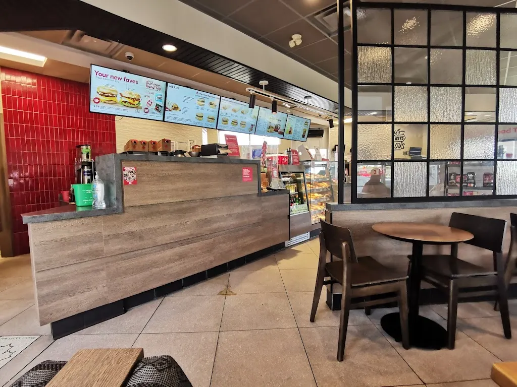 Tim Hortons storefront and interior at 617 Boul De L'industrie, Saint-paul-de-joliette, QC