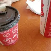 Tim Hortons storefront and interior at 210 Rue St Charles, Sainte-thérèse, QC