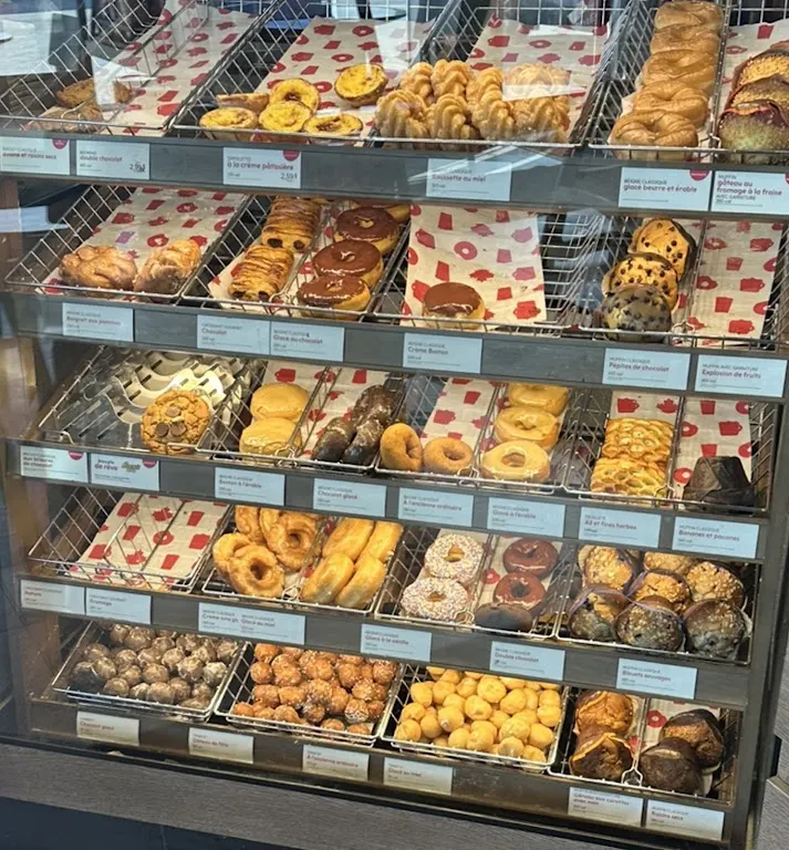 Tim Hortons storefront and interior at 1100, Rang St-francois, Terrebonne, QC