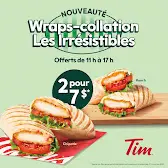 Tim Hortons storefront and interior at 22 9 Ème Rue Nord, Thetford Mines, QC
