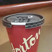 Tim Hortons storefront and interior at 3180 Boul St Jean, Trois-rivieres, QC