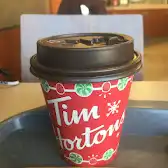 Tim Hortons storefront and interior at 1126 7e Rue, Val-d'or, QC