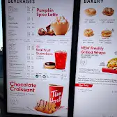 Tim Hortons storefront and interior at 908 Main St North, Moose Jaw, SK