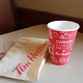 Tim Hortons storefront and interior at 4845 Harbour Landing Dr, Regina, SK