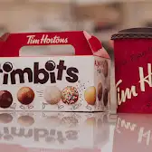 Tim Hortons storefront and interior at 230 Betts Ave, Saskatoon, SK