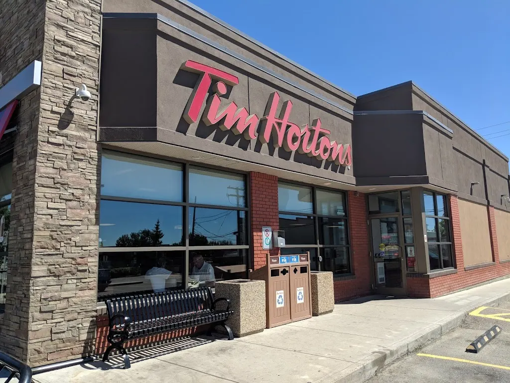Tim Hortons storefront and interior at 225 1st Ave Nw, Swift Current, SK