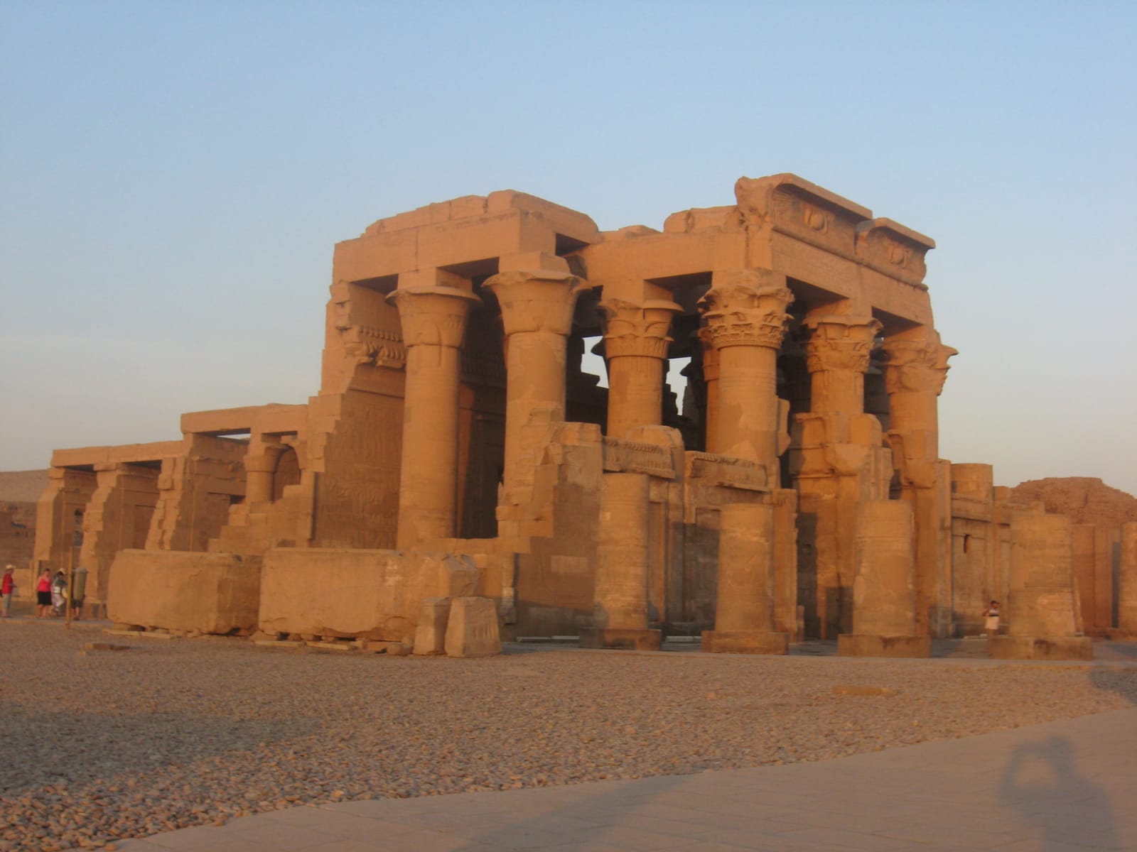 The double temple at Kom Ombo, on the bank of the Nile
