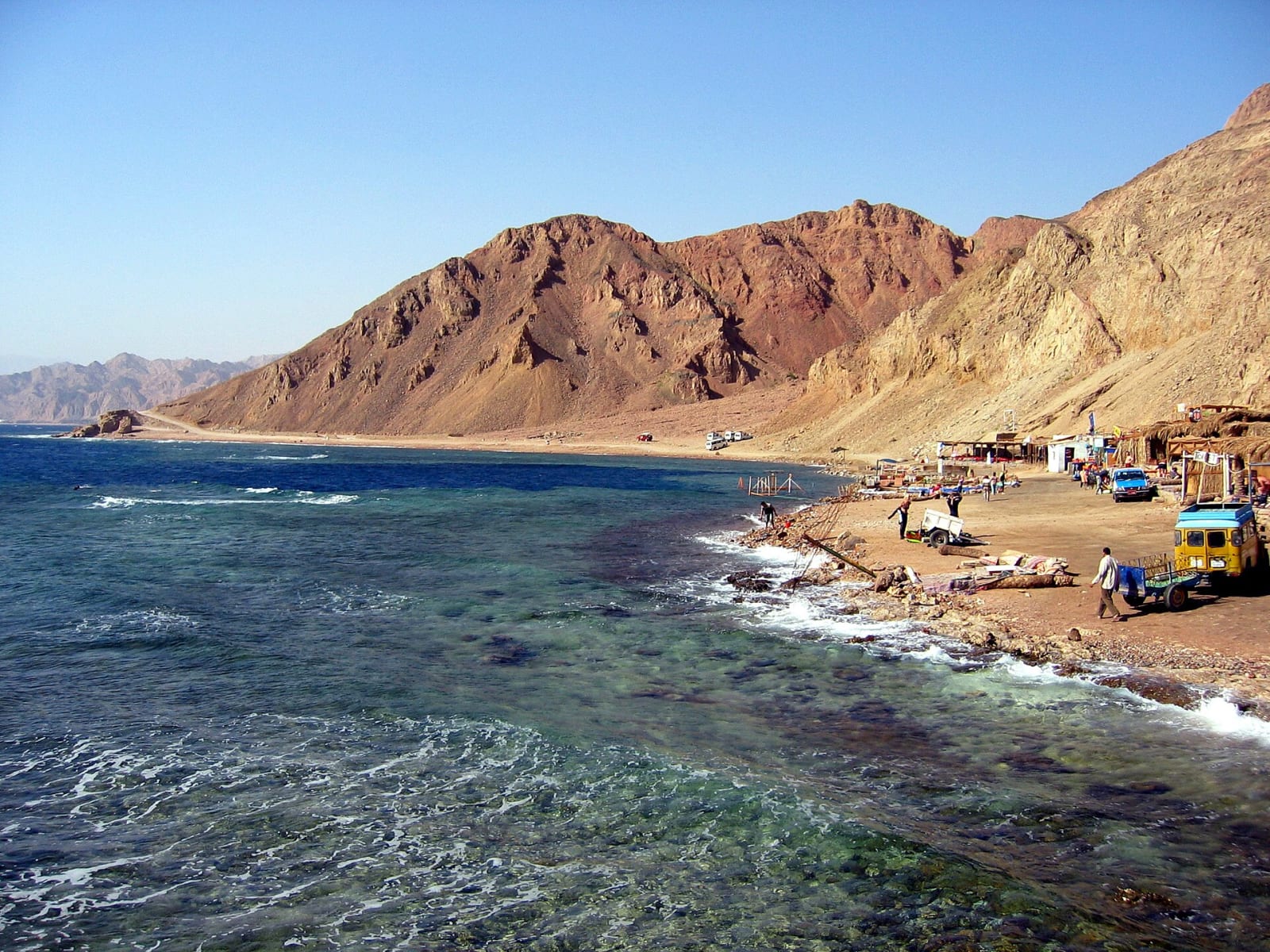 The Blue Hole at Dahab on the Sinai coast