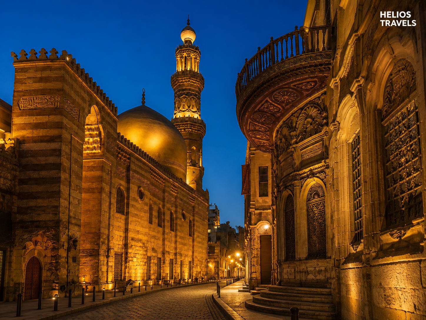 Al-Muizz Street in the evening, Islamic Cairo