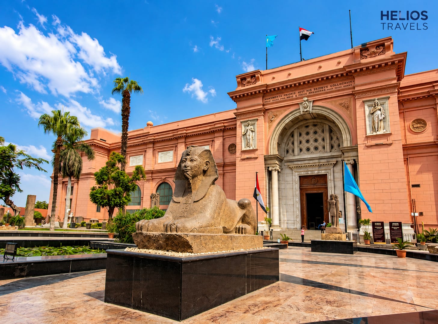 Das alte Ägyptische Museum am Tahrir-Platz in Kairo