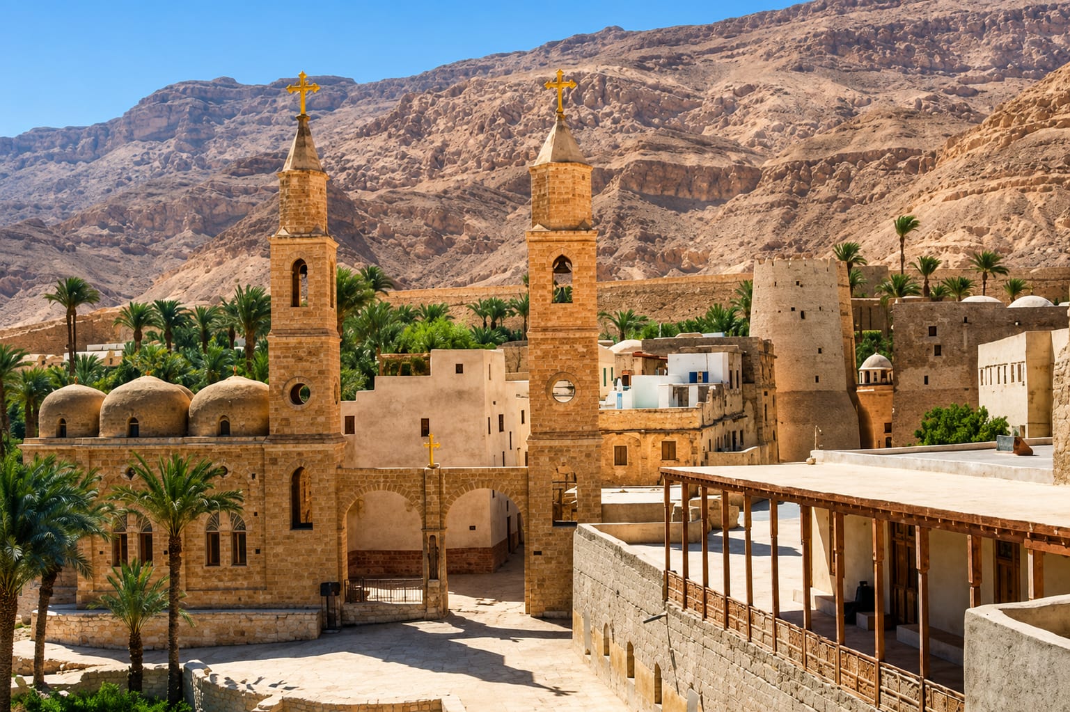 دير الأنبا أنطونيوس في الصحراء الشرقية
