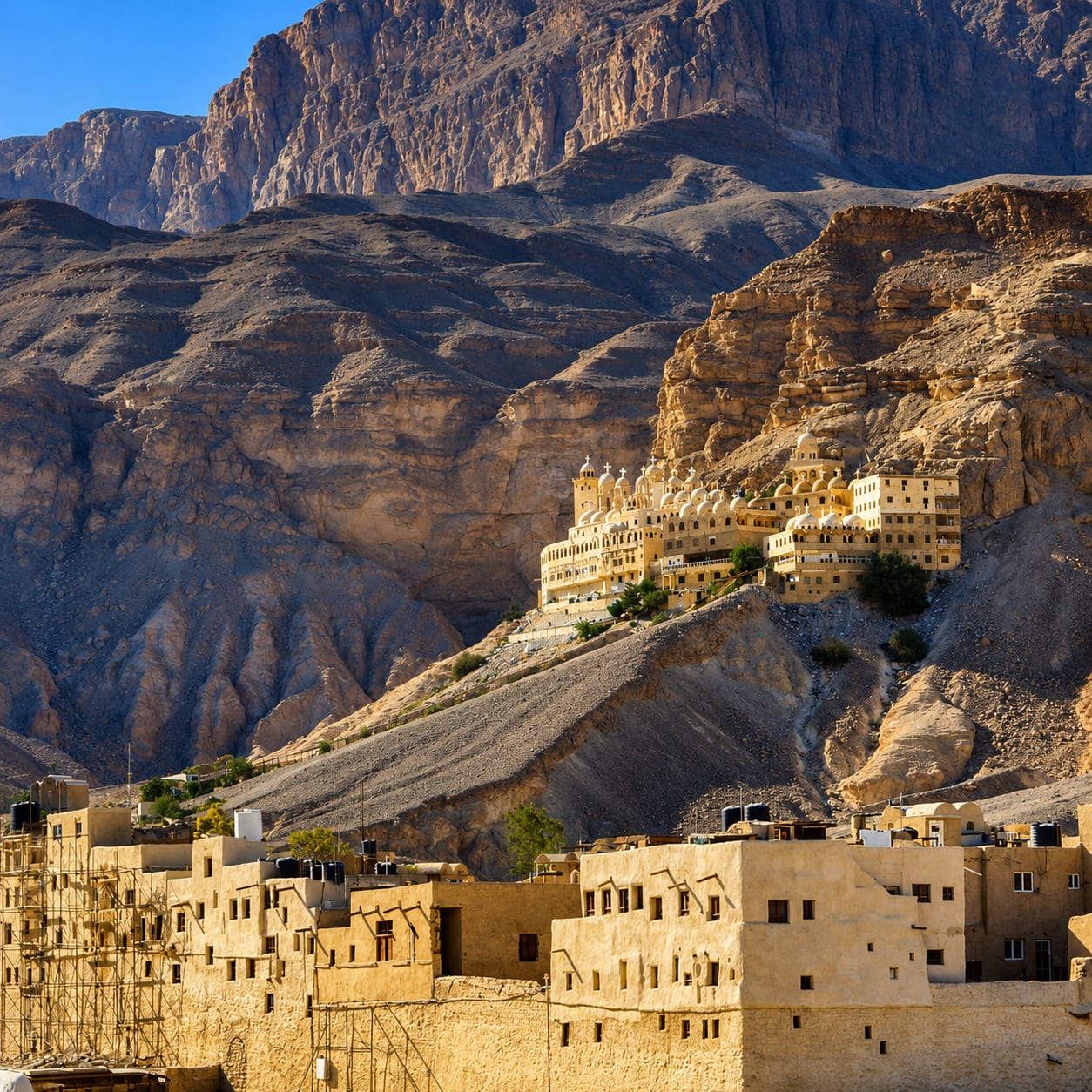 داخل أسوار الدير