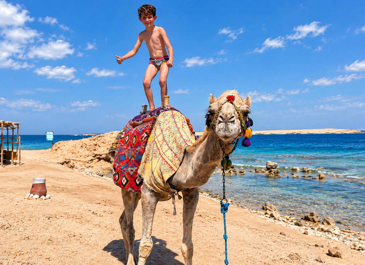 Sharm El Naga – Schnorcheln in geschützter Bucht mit Hausriff & Wrack