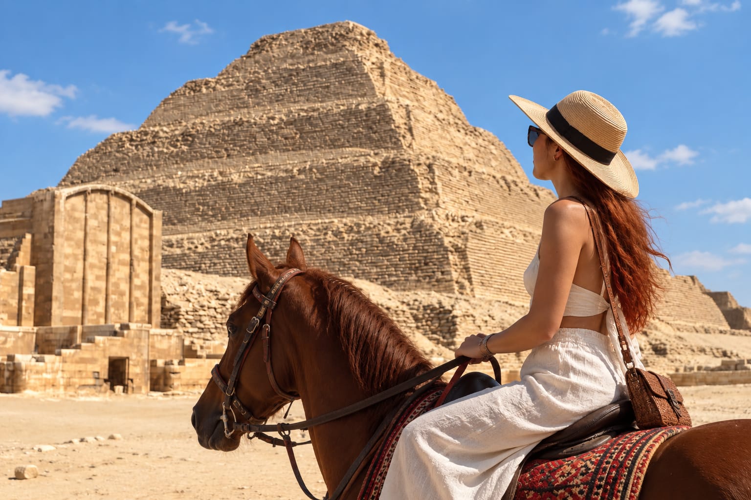 القاهرة في يومين برًّا — الجيزة وسقارة ودهشور والقاهرة القديمة