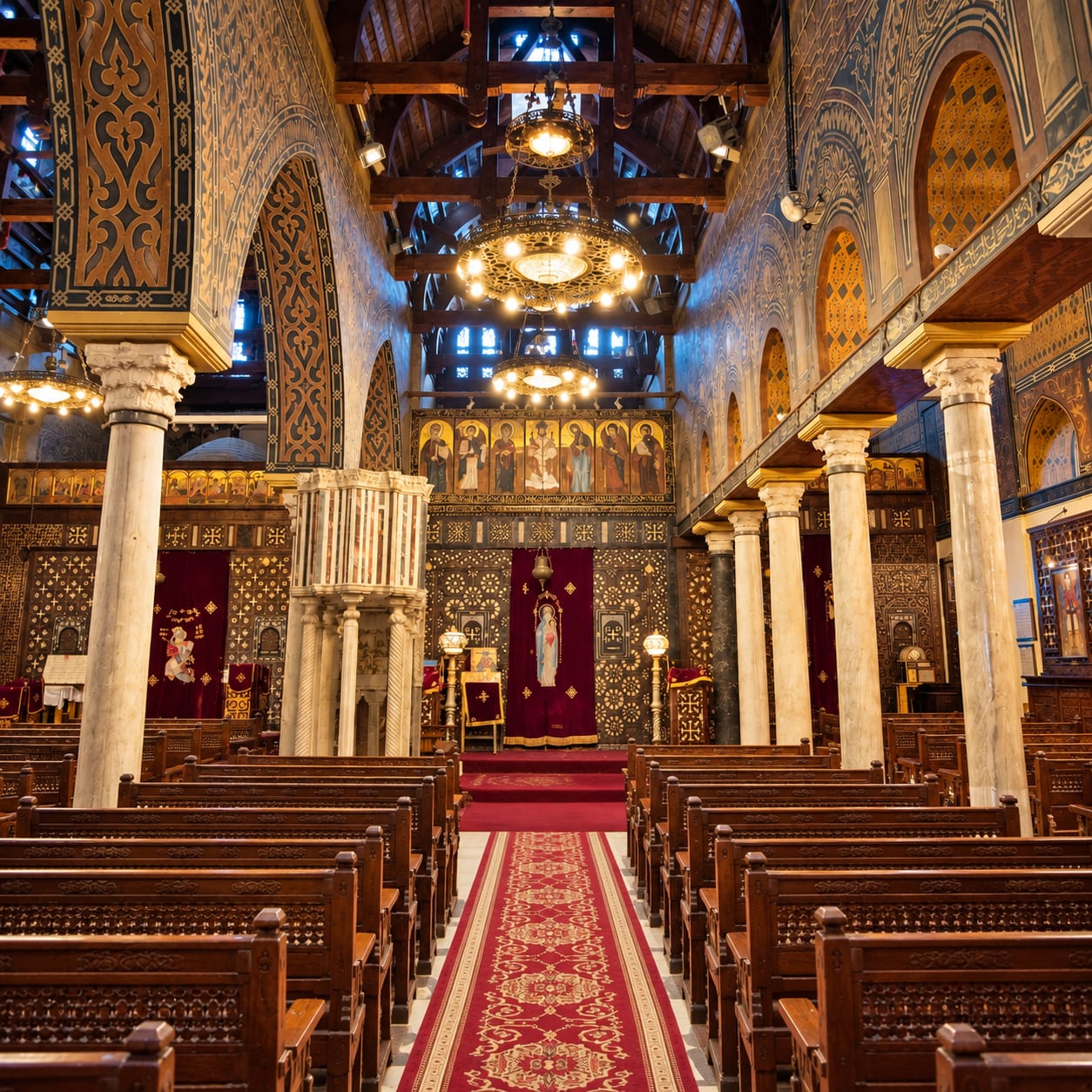 The Hanging Church in Coptic Cairo