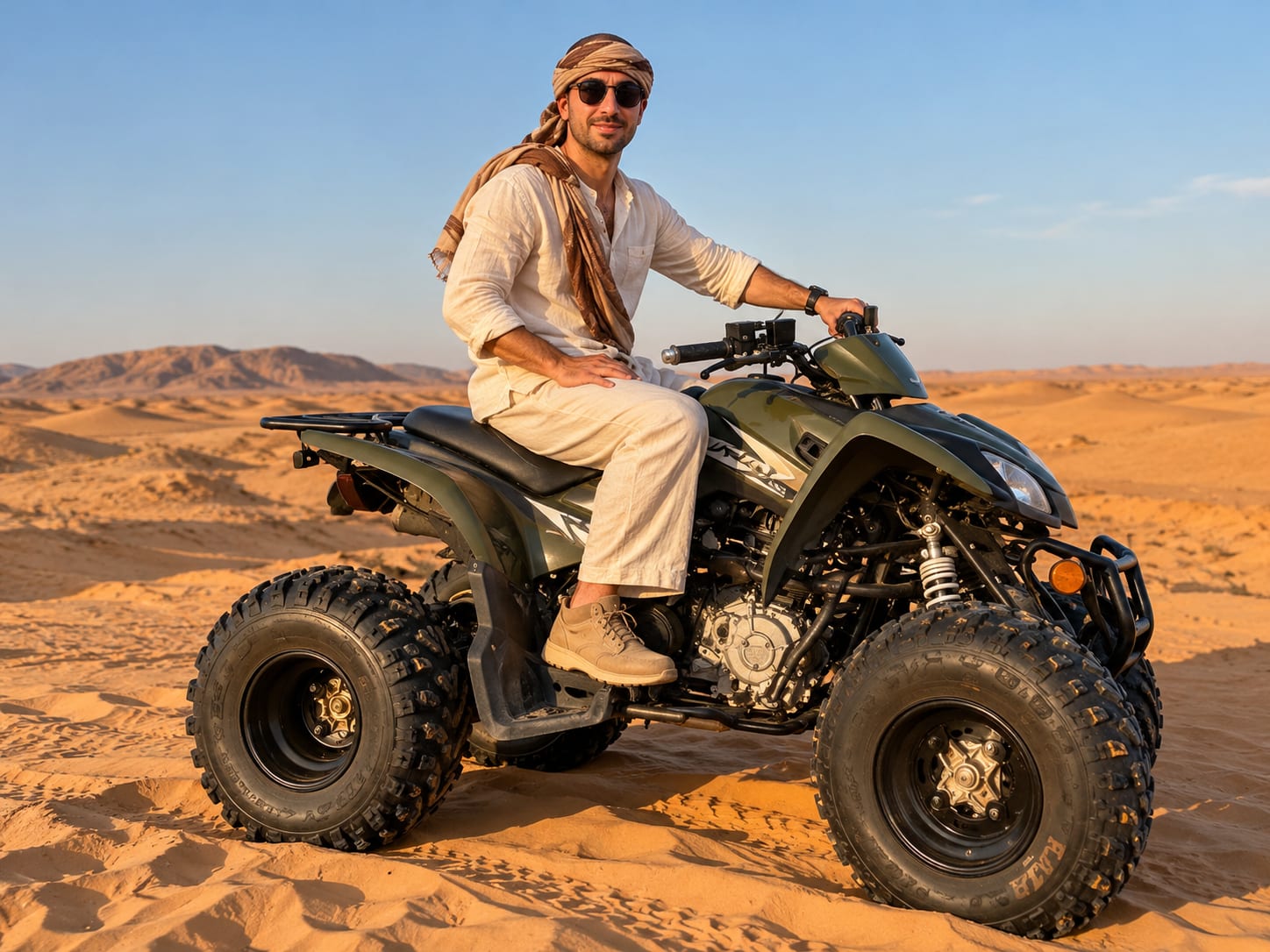 Dubai Quad Bike Ride in the Desert