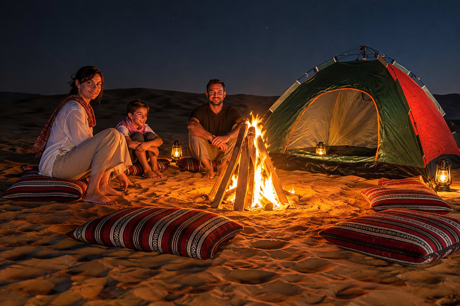 Dubai Overnight Desert Camp and Sunrise