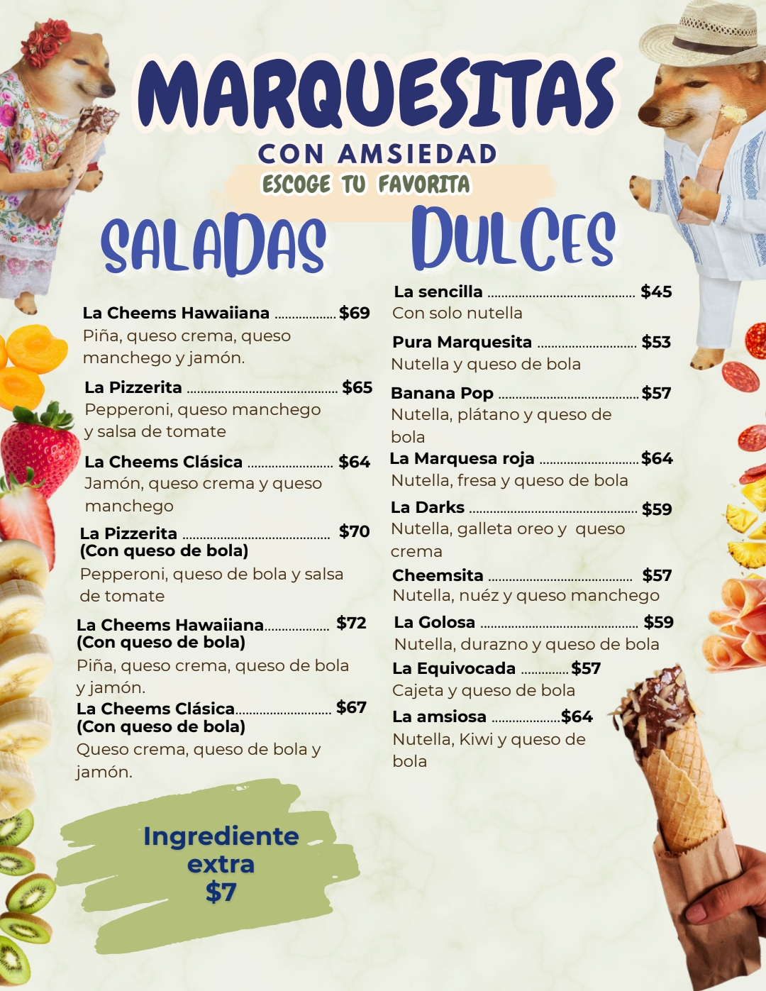 Menú página 8