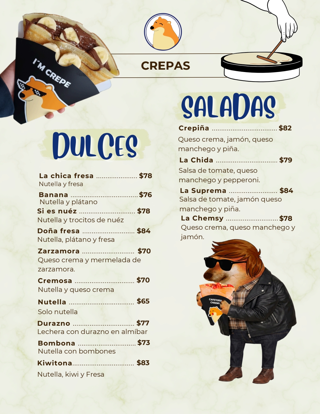 Menú página 10