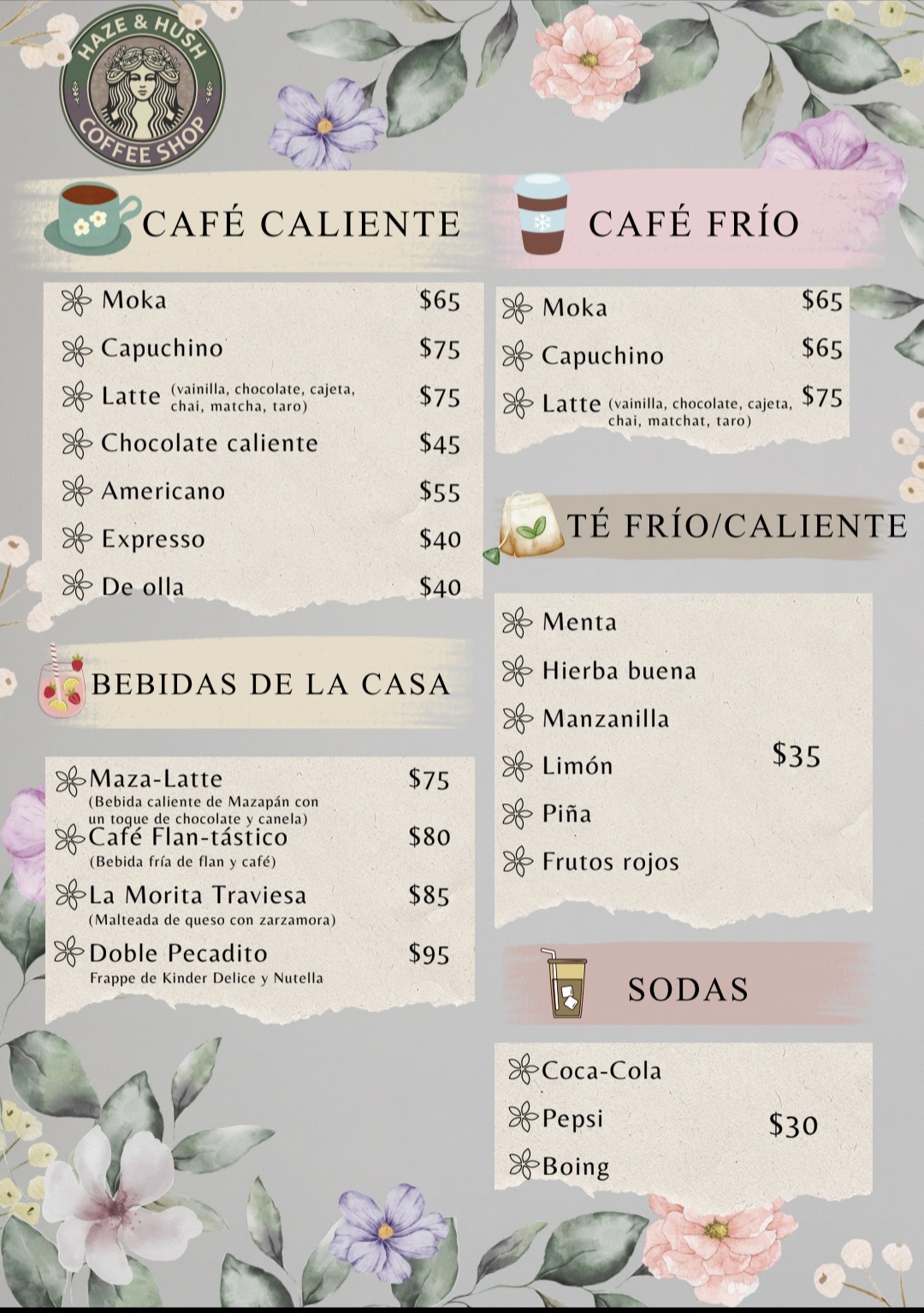 Menú página 2