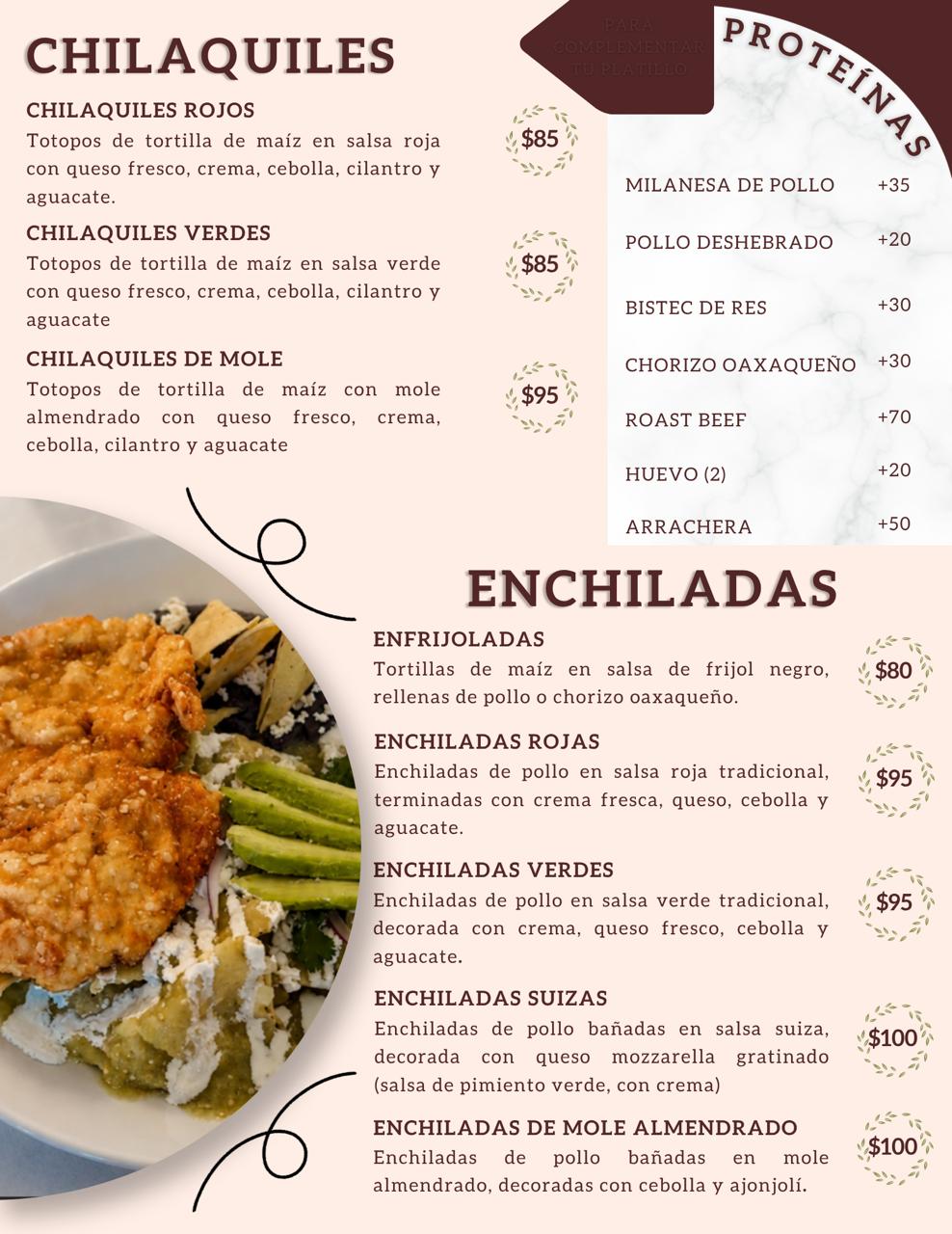 Menú página 2