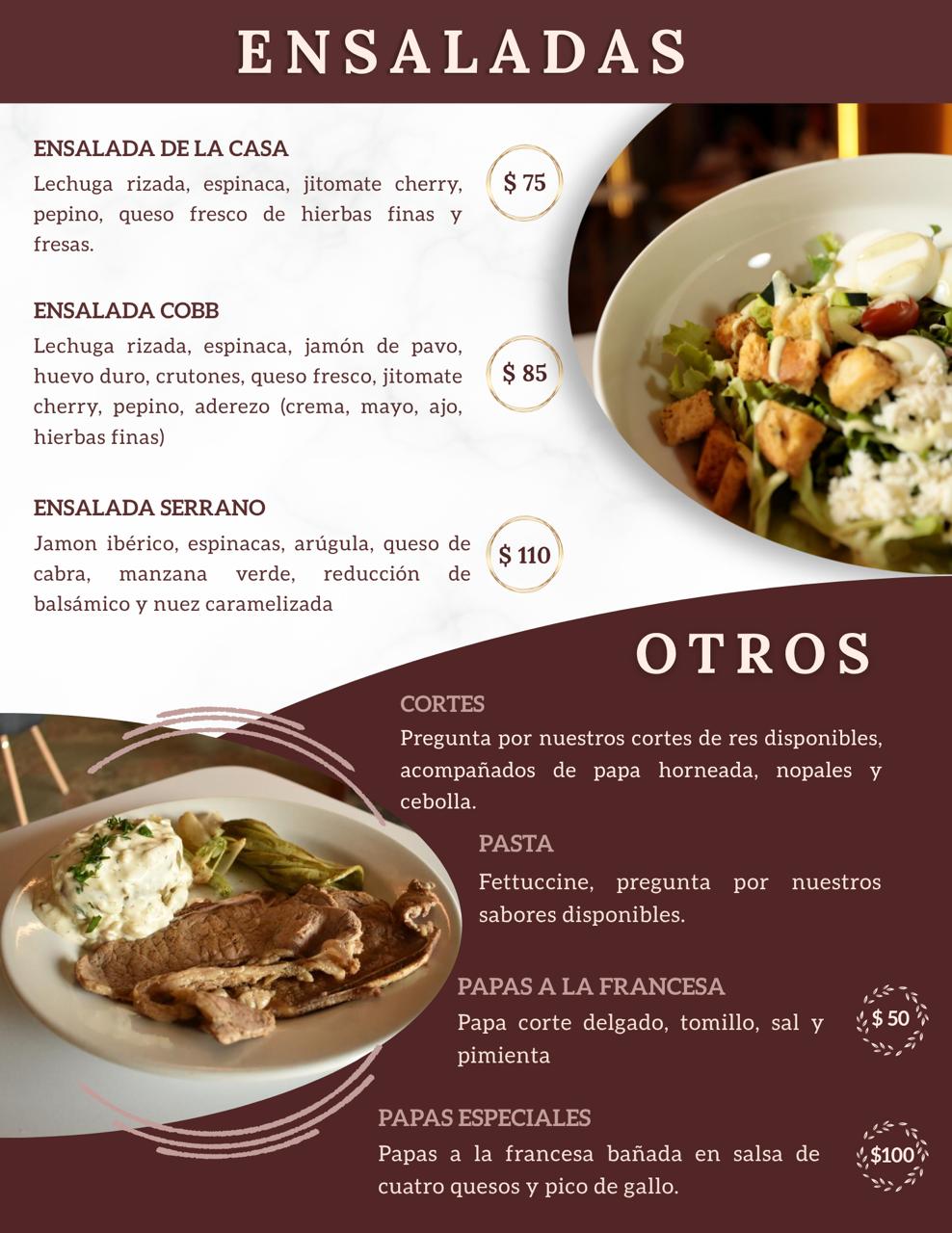 Menú página 6