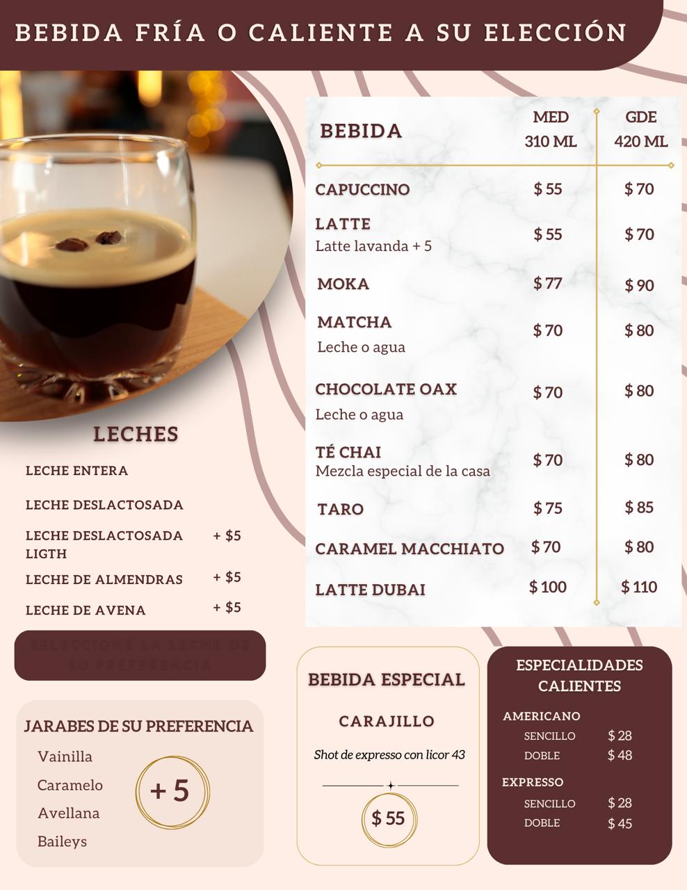 Menú página 9