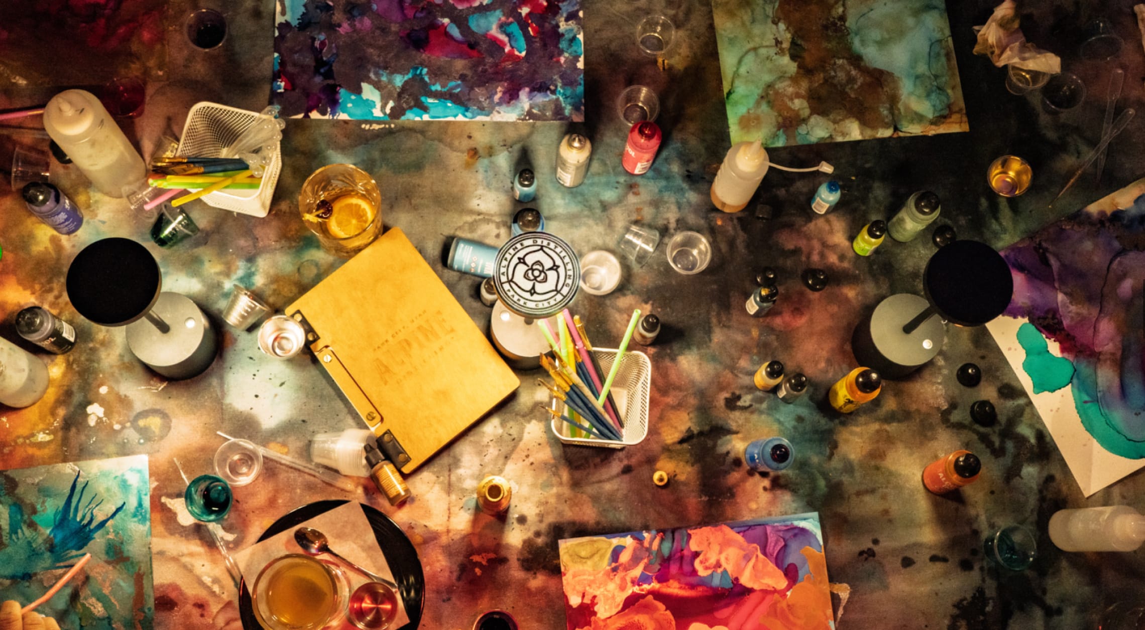 A SPIRITED PAINT PARTY Image