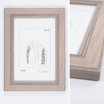 Ramme Hafjell gråbrun 30x40