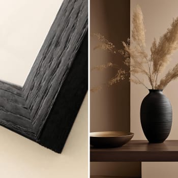 Ramme Rondane sort eik 50x70