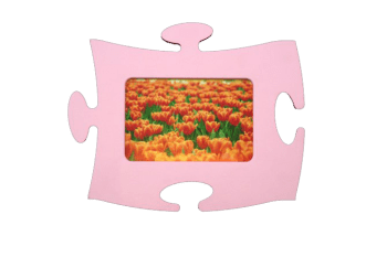 Puzzle frame 10x15 rosa