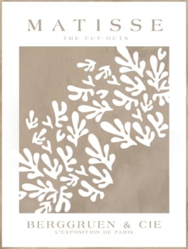 Innrammet canvas Matisse Berg 60x80