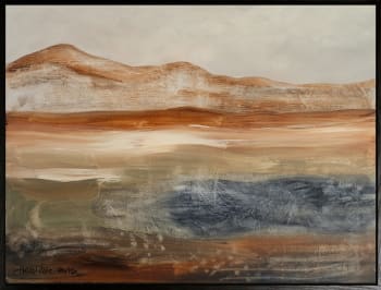 Canvas sort svevelist It´s in the air 90x120 / Henriette Roka