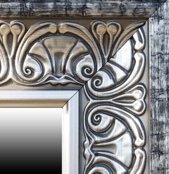 Speil Havana sølv/sort 50x120