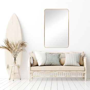 Speil Reflection Rectangle gold 55x90