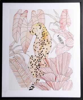 Bilde Blush cheetah I 50x60