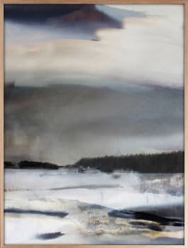 Canvas eik svevelist Abstract Landscape I 90x120 / Roy Chr. Lauritsen