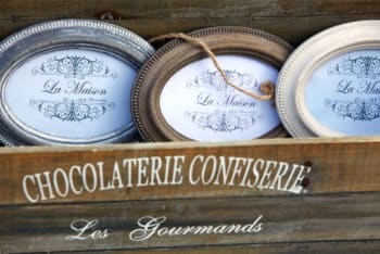 Amour oval ramme eik 10x15